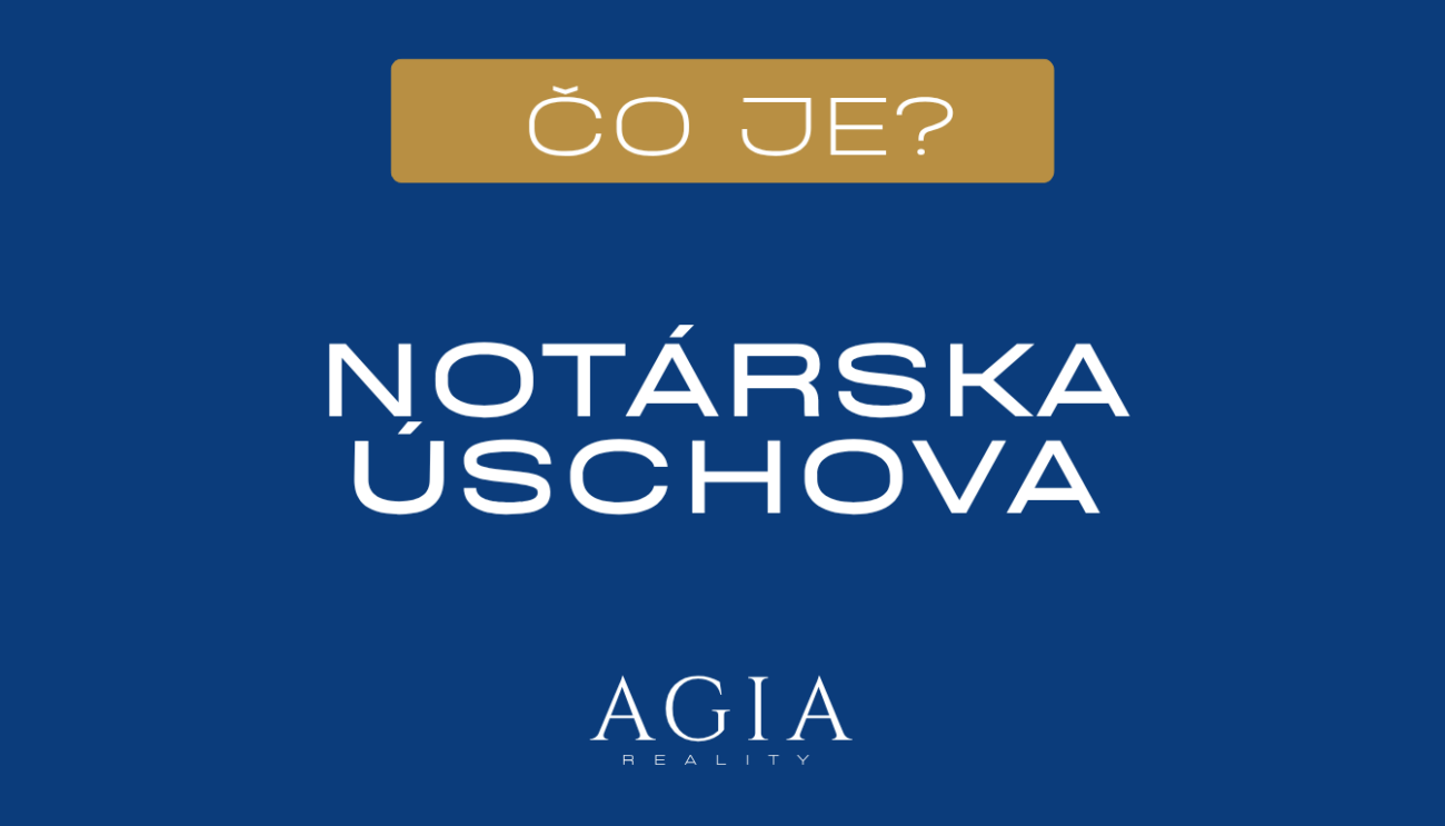 Čo je advokátska alebo notárska úschova? AGIA reality