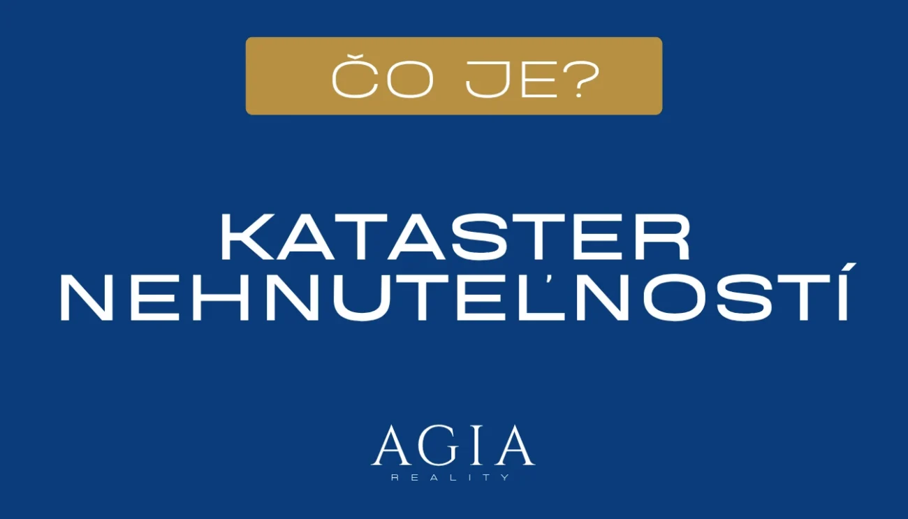 Čo je kataster nehnuteľností AGIA reality