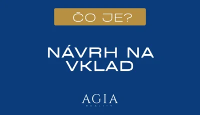 Čo je návrh na vklad AGIA reality