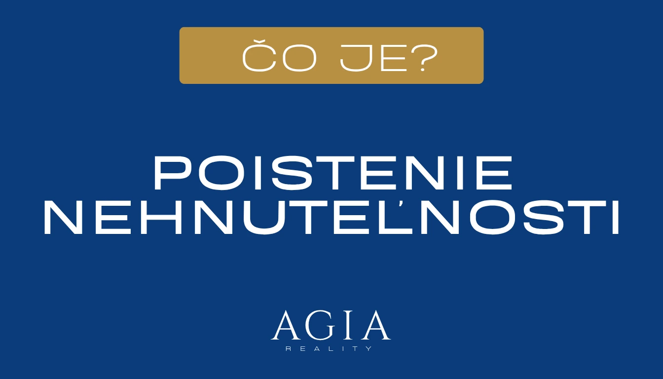 Čo je poistenie nehnuteľnosti