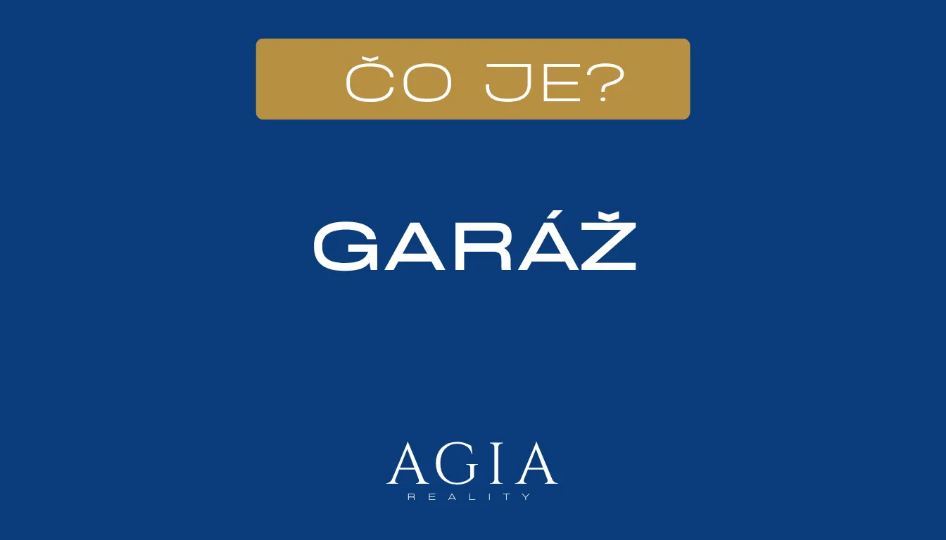 Čo je garáž a garážové státie – AGIA reality