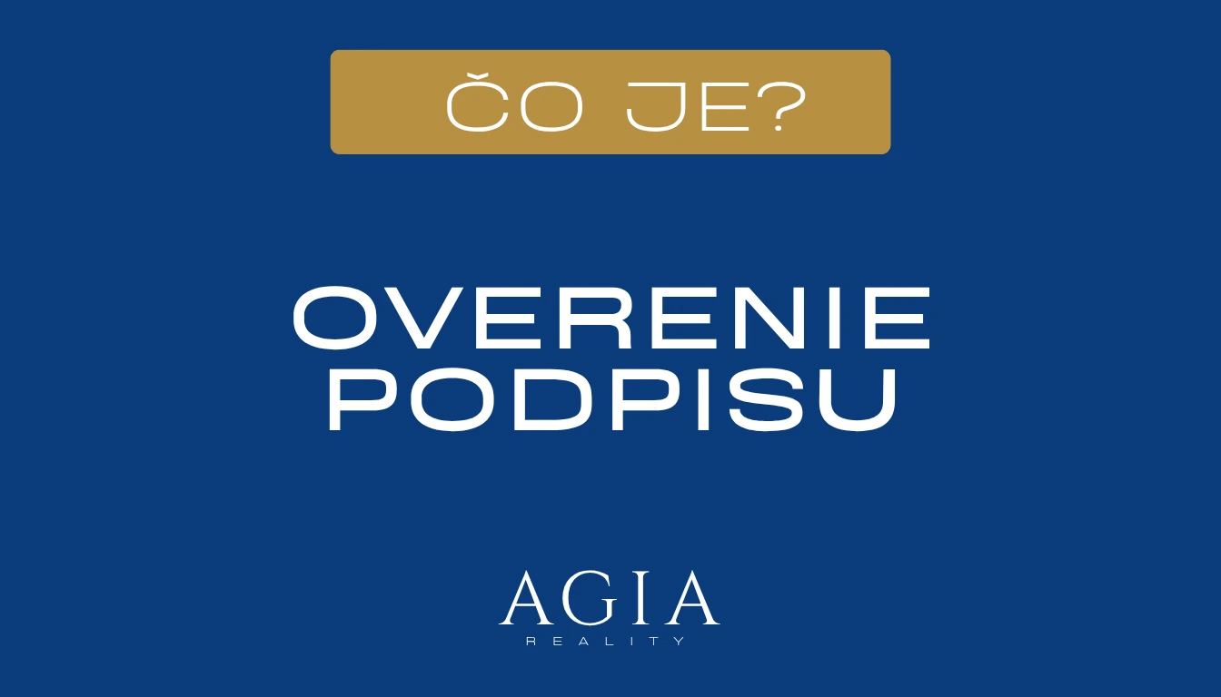 Čo je overenie podpisu – AGIA reality