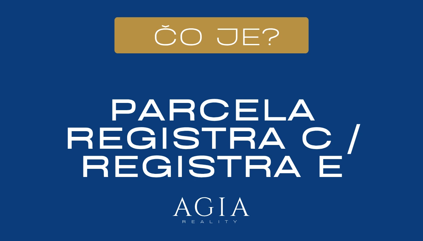 Parcela registra C a E, AGIA reality