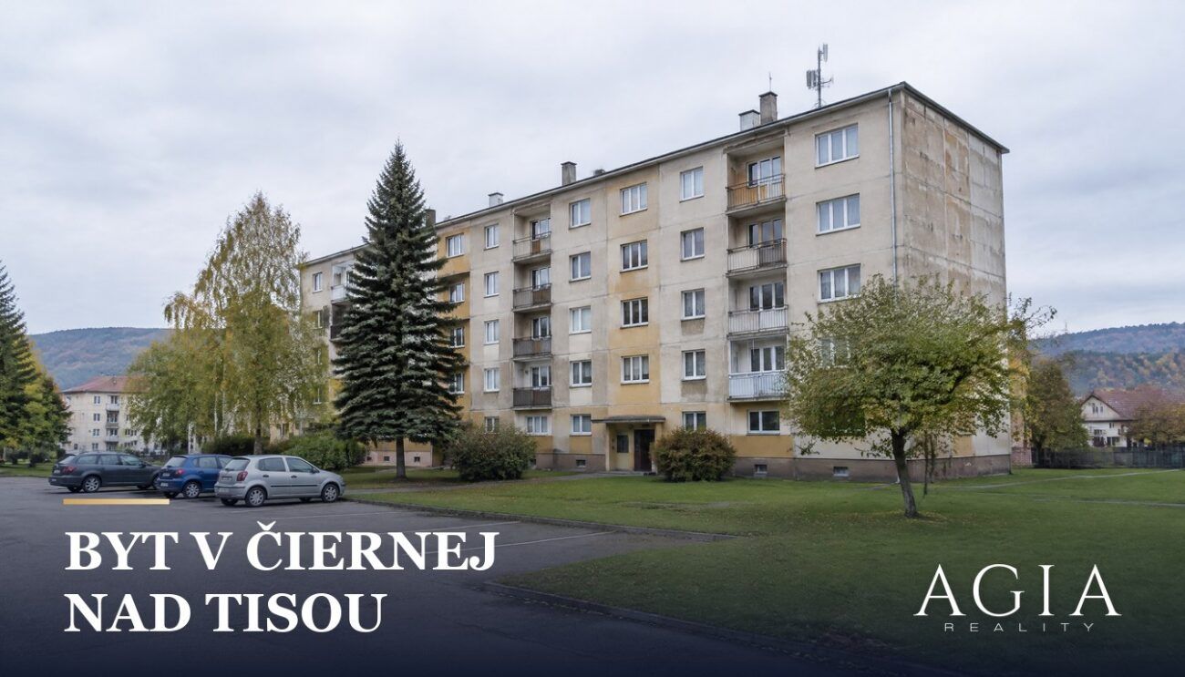 predaj bytu Čierna nad Tisou, starší panelový bytový dom