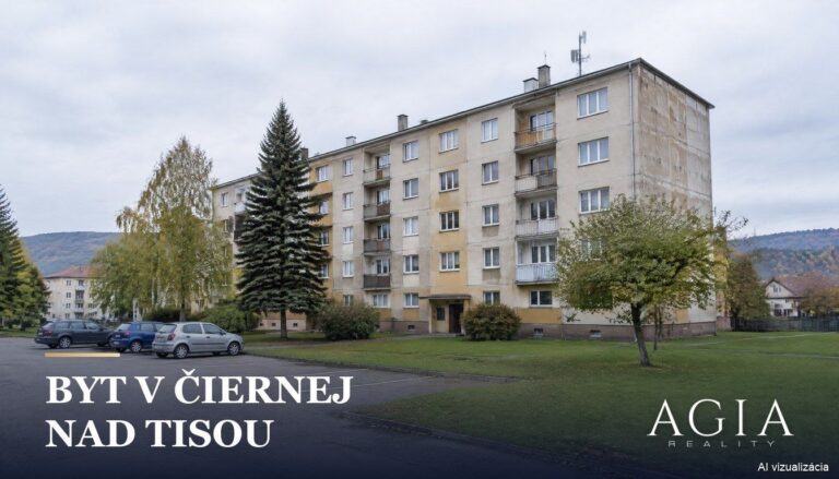 predaj bytu Čierna nad Tisou, starší panelový bytový dom